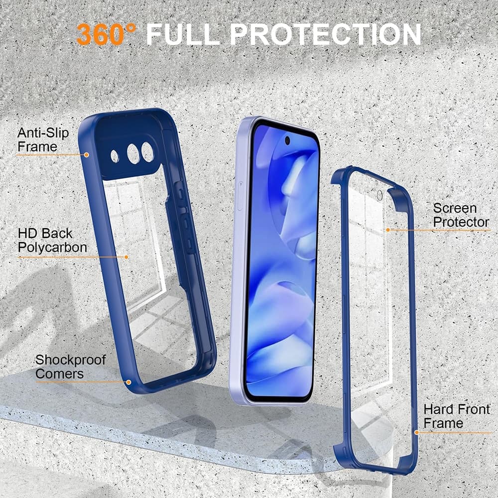 Techsuit ColorVerse 360 - θήκη για Google Pixel 10a - Μπλε 2