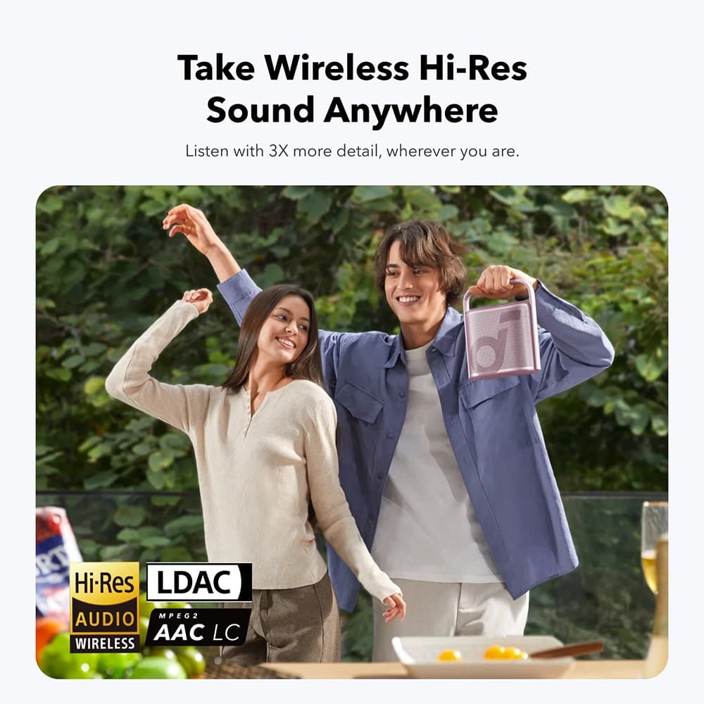 Anker - Ασύρματο ηχείο SoundCore Motion X500 (A3131011) - Υψηλής ανάλυσης, LDAC, Χωρικός ήχος, 40W, 12 ώρες χρόνος αναπαραγωγής, IPX7, Εφαρμογή - Μαύρο 6