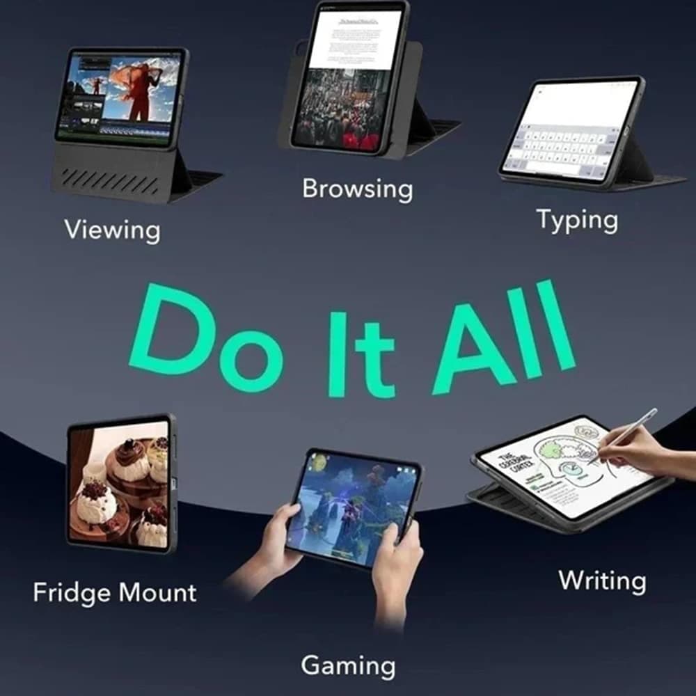 ESR Shift Magnetic - θήκη για Apple iPad (2022) / (2025) 10.2 (2019) (2020) (2021) Air - Μαύρο 2