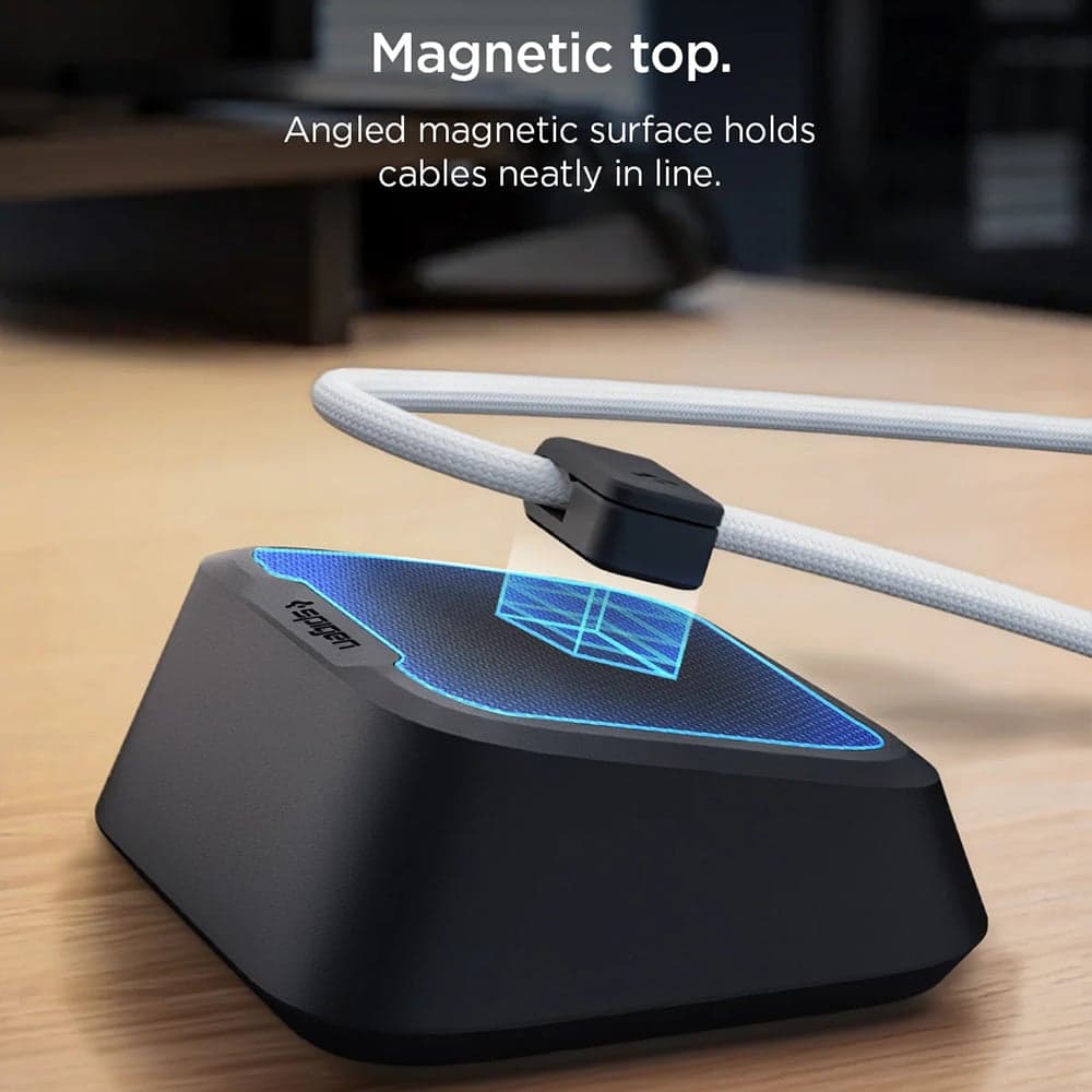 Spigen - Μαγνητική Βάση Καλωδίου LD103 (APP11145) - Μαύρο 6