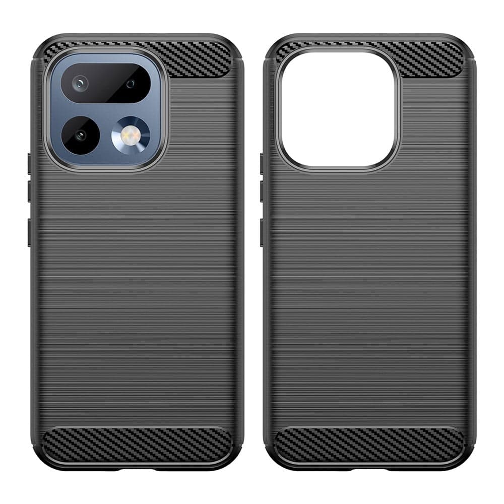 Techsuit Carbon Silicone - θήκη για Realme 16 Pro - Μαύρο 2