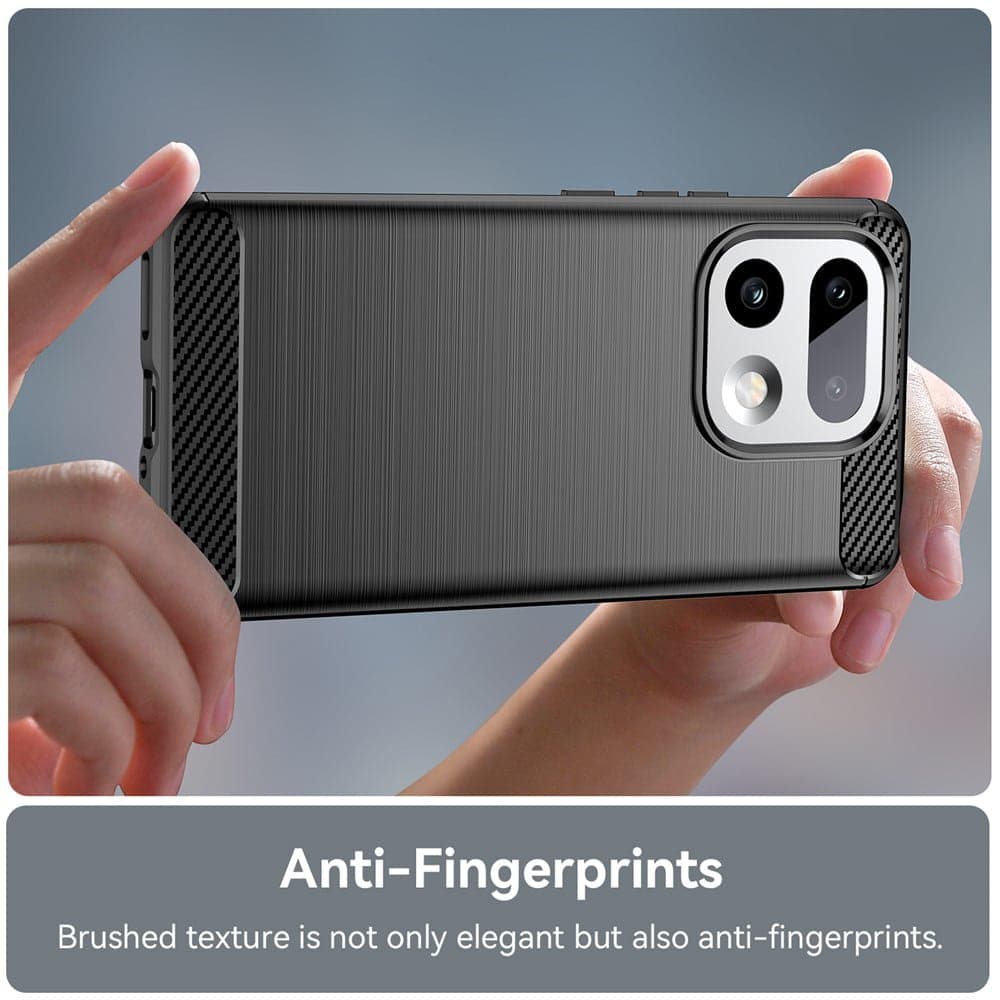 Techsuit Carbon Silicone - θήκη για Realme 16 Pro+ - Μαύρο 5