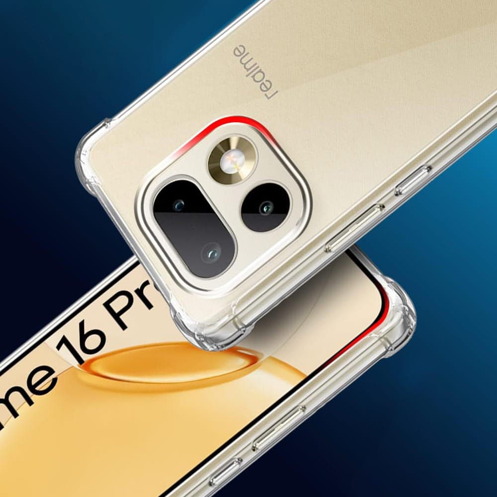 Techsuit Shockproof Clear Silicone - θήκη για Realme 16 Pro - Διάφανο 5