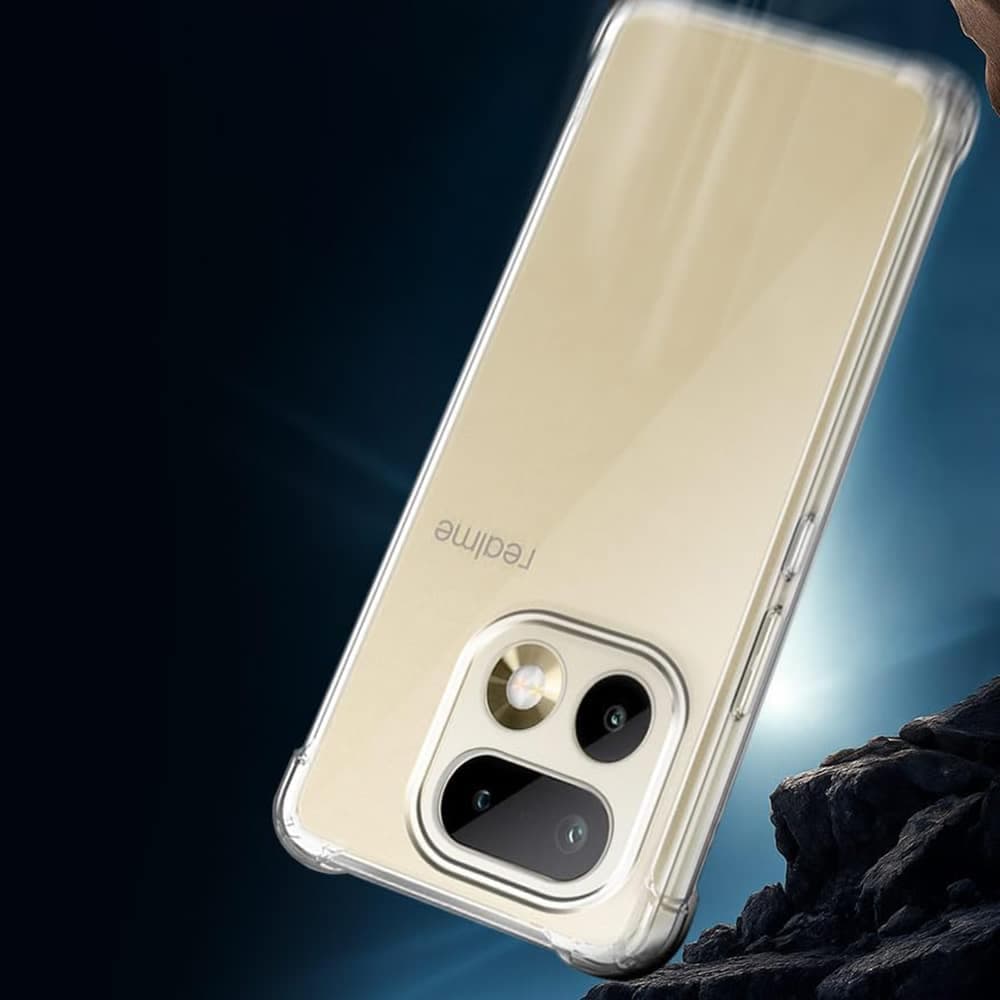 Techsuit Shockproof Clear Silicone - θήκη για Realme 16 Pro - Διάφανο 4