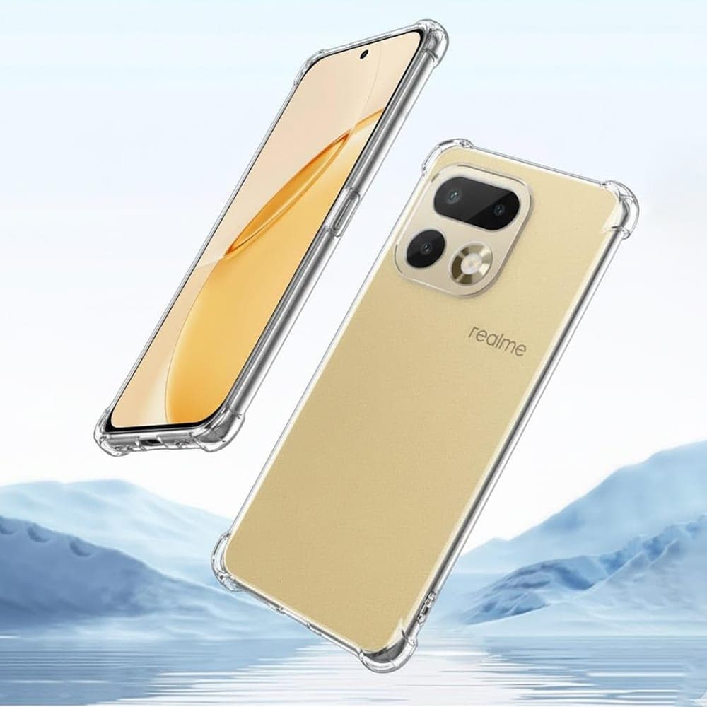 Techsuit Shockproof Clear Silicone - θήκη για Realme 16 Pro+ - Διάφανο 6
