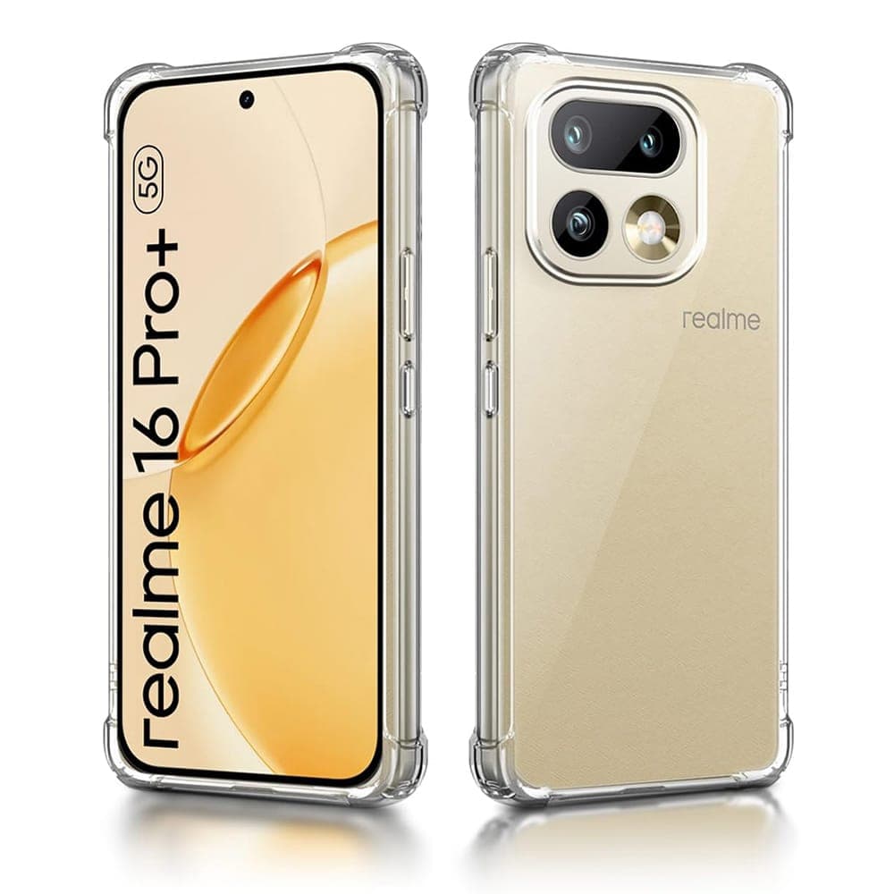 Techsuit Shockproof Clear Silicone - θήκη για Realme 16 Pro+ - Διάφανο