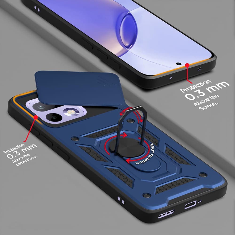 Techsuit CamShield Series - θήκη για Realme 16 Pro - Μπλε 4