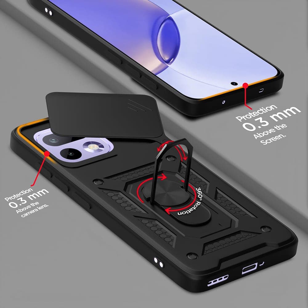 Techsuit CamShield Series - θήκη για Realme 16 Pro - Μαύρο 4