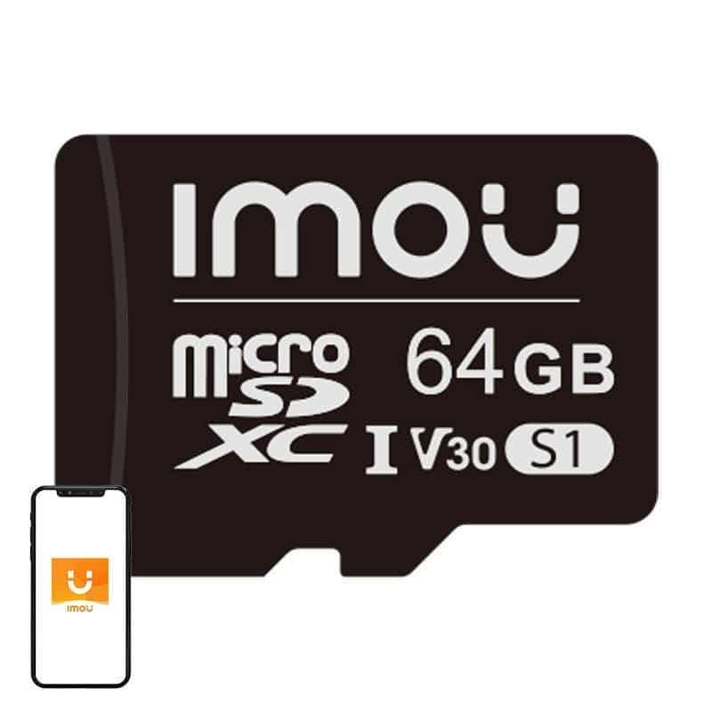 Imou Κάρτα Μνήμης microSD (UHS-I, SDXC, 10/U3/V30, 95/38) 64GB