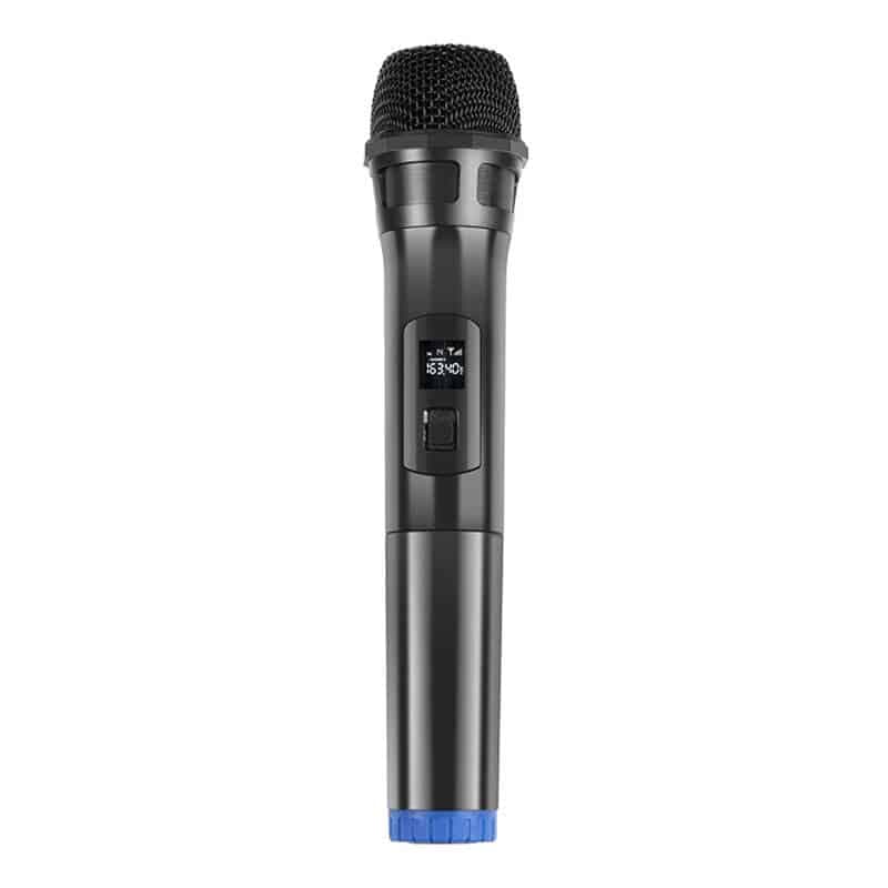 Ασύρματο δυναμικό μικρόφωνο UHF PULUZ PU628B 3.5mm (μαύρο)