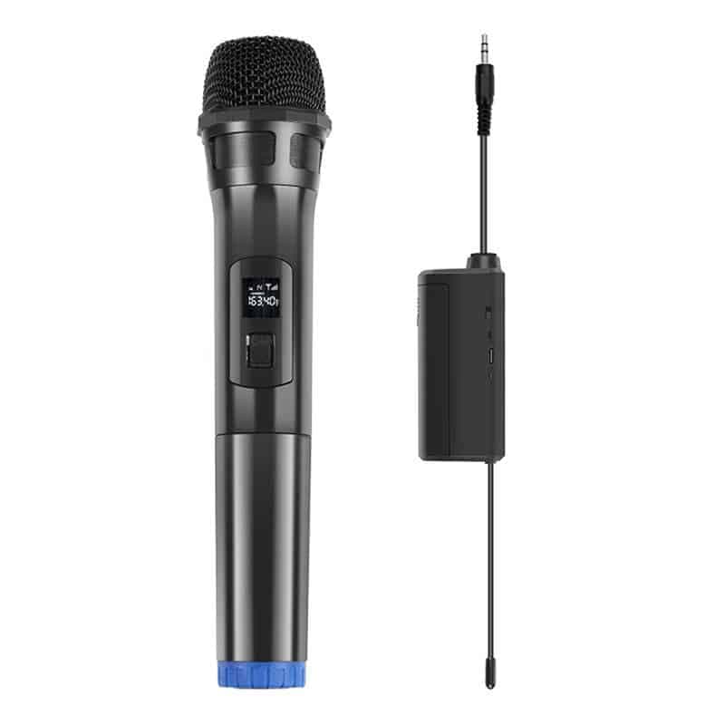 Ασύρματο δυναμικό μικρόφωνο UHF PULUZ PU628B 3.5mm (μαύρο) 2