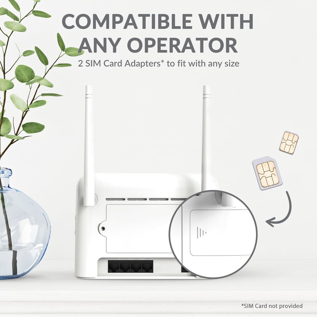 STRONG router 4GROUTER350, 4G LTE 150Mbps, WiFi 300Mbps, LAN 100Mbps 4