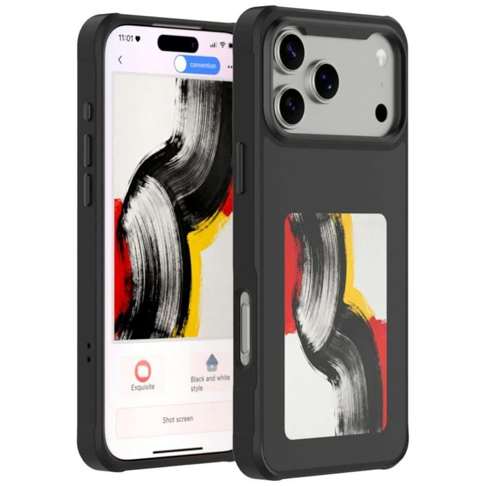 4smarts E-Ink - θήκη για Apple iPhone 17 Pro Max - Μαύρο