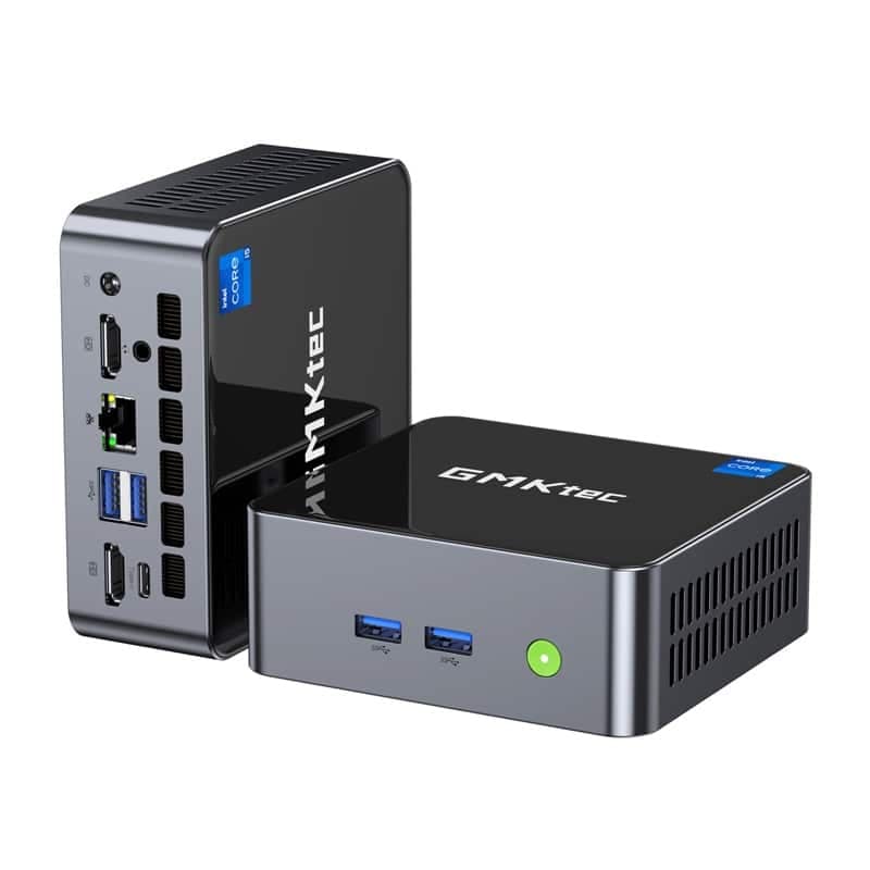 GMKtec Μίνι Υπολογιστής M3 Intel i5-12450H 16GB RAM + 512GB SSD WIN 11 Pro