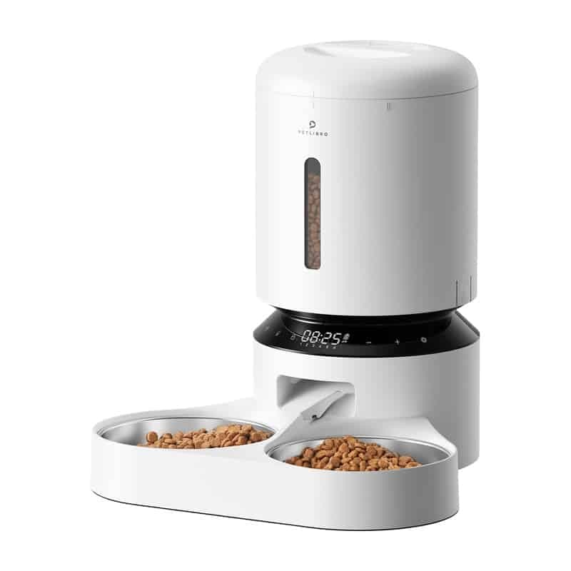 Petlibro Granary διανομέας τροφής με διπλό μπολ 5L (λευκό) 3