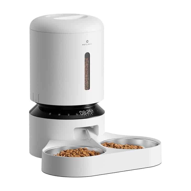 Petlibro Granary διανομέας τροφής με διπλό μπολ 5L (λευκό) 4