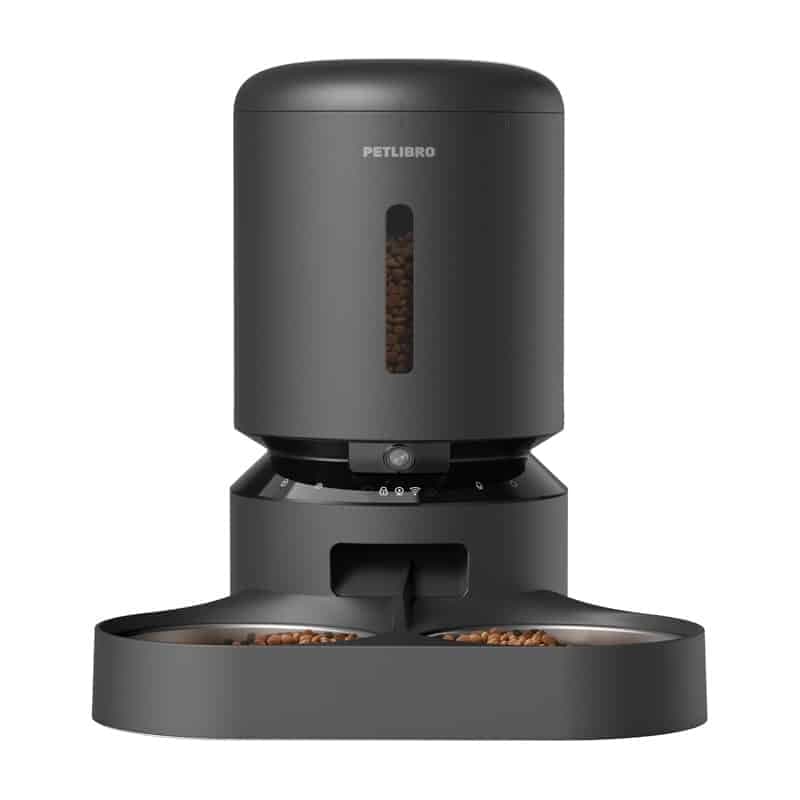Petlibro Granary δοσομετρητής κάμερας με διπλό μπολ, 5L (μαύρο) 2