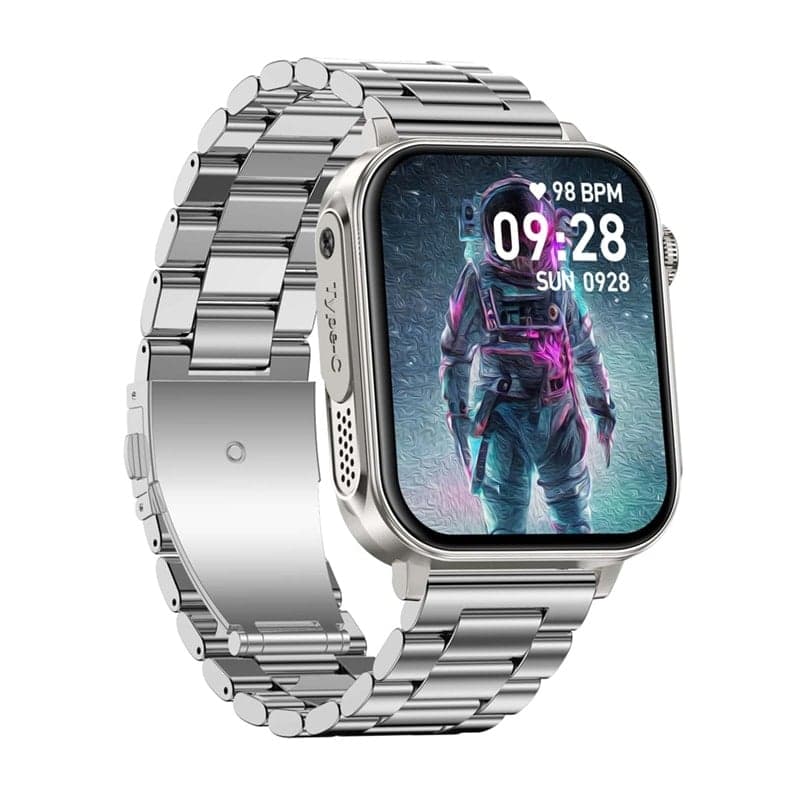 Colmi P80 smartwatch (ατσάλινο και ασημί) 3