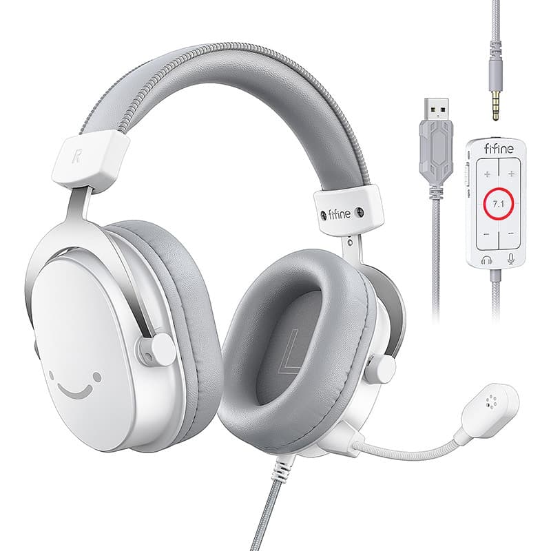 Ακουστικά gaming Fifine H9W (λευκά) 3