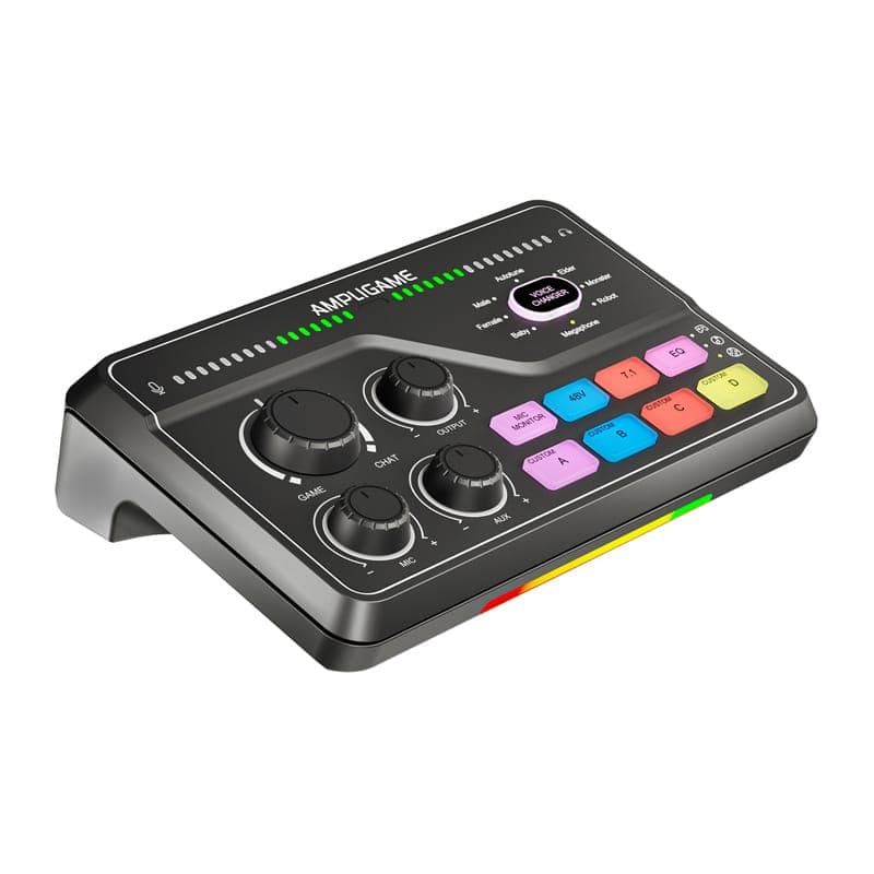 Fifine SC8 RGB gaming mixer (μαύρο) 2