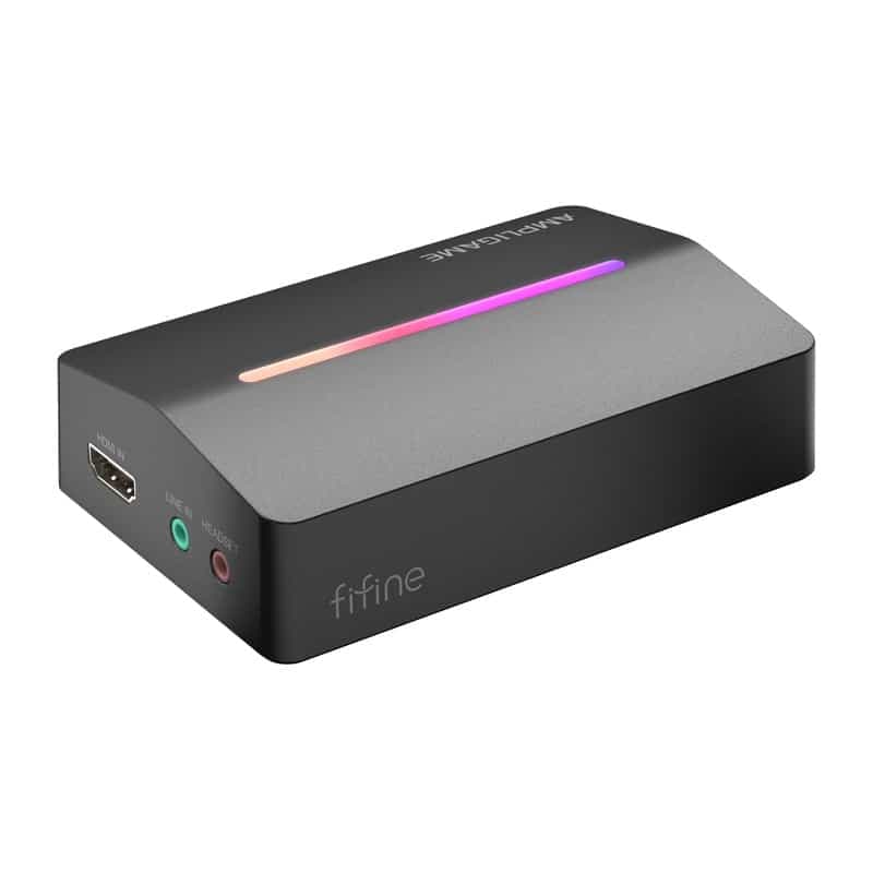 Fifine V3, κάρτα λήψης HDMI σε USB-A (μαύρο)