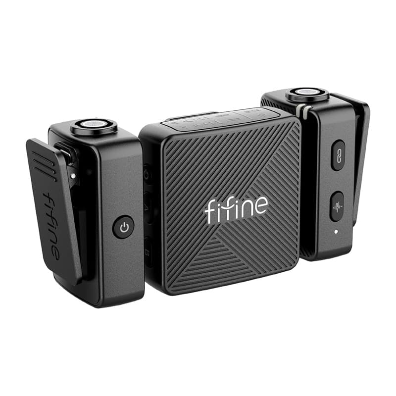 Σετ μικροφώνου γραβάτας Fifine M9 (μαύρο) 5