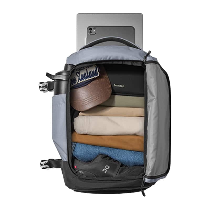 Navigator-T66 Liteway Travel Backpack 28L 15,6"(Ανοιχτό γκρι) 4