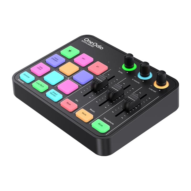 OneOdio Solocaster Audio Mixer και κάρτα ήχου 3