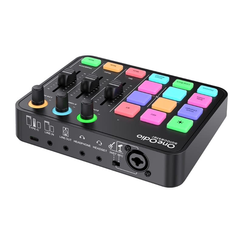 OneOdio Solocaster Audio Mixer και κάρτα ήχου 4