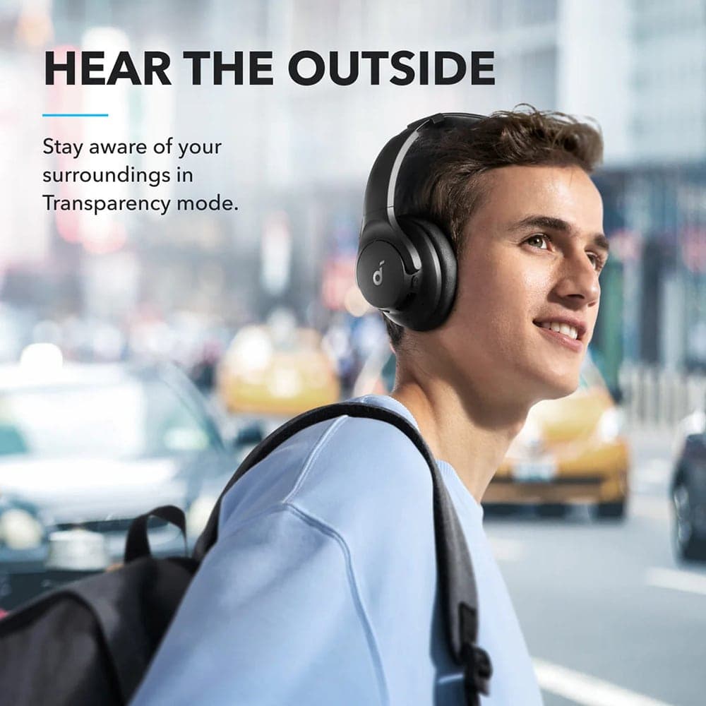Anker - Ασύρματα Ακουστικά Life Q20i (A3004G11) - Bluetooth, Υβριδική Ενεργή Ακύρωση Θορύβου, Διπλές Συνδέσεις - Μαύρο 3
