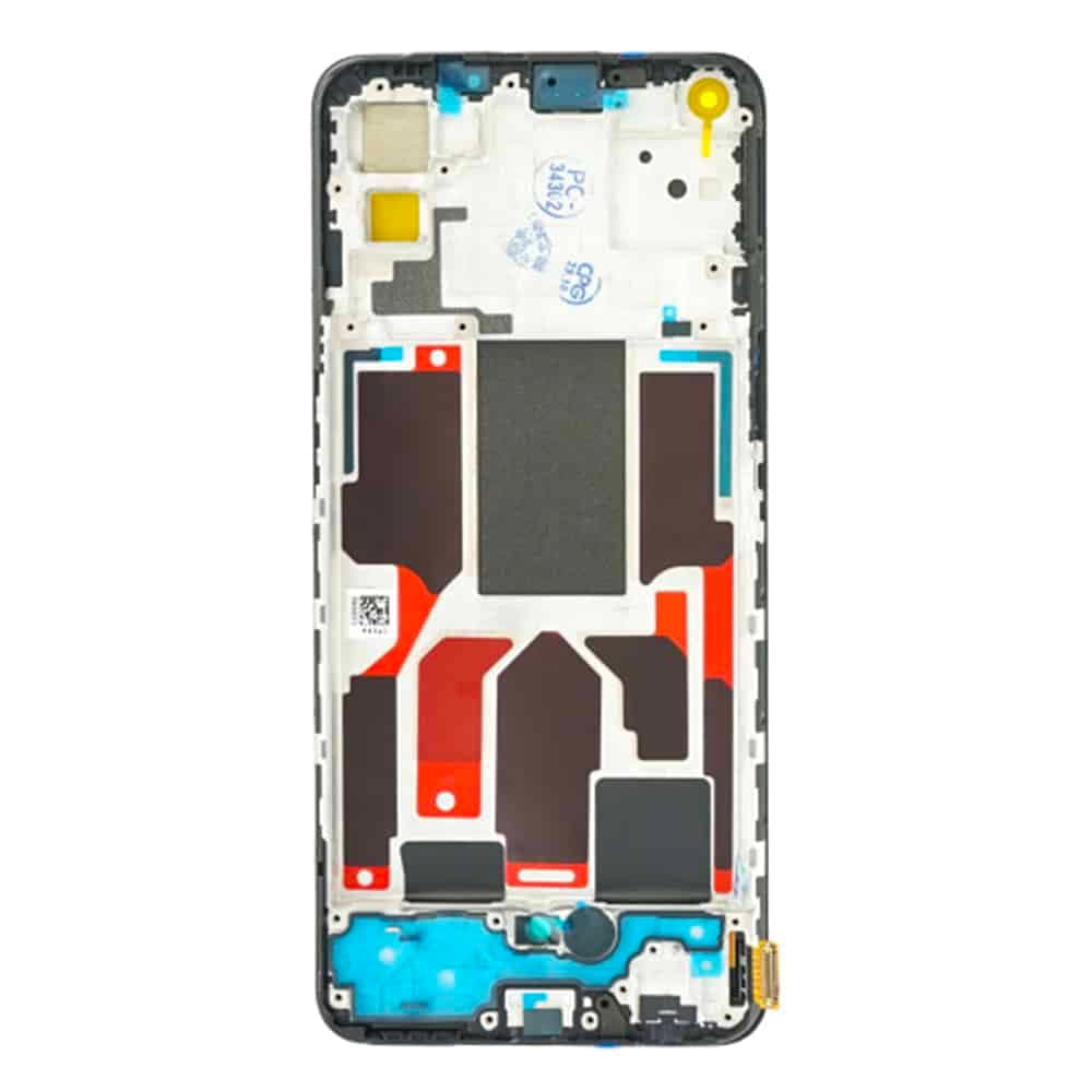 OEM - Οθόνη αφής AMOLED με πλαίσιο (19085) - Oppo Find X3 Lite - Μαύρο 2