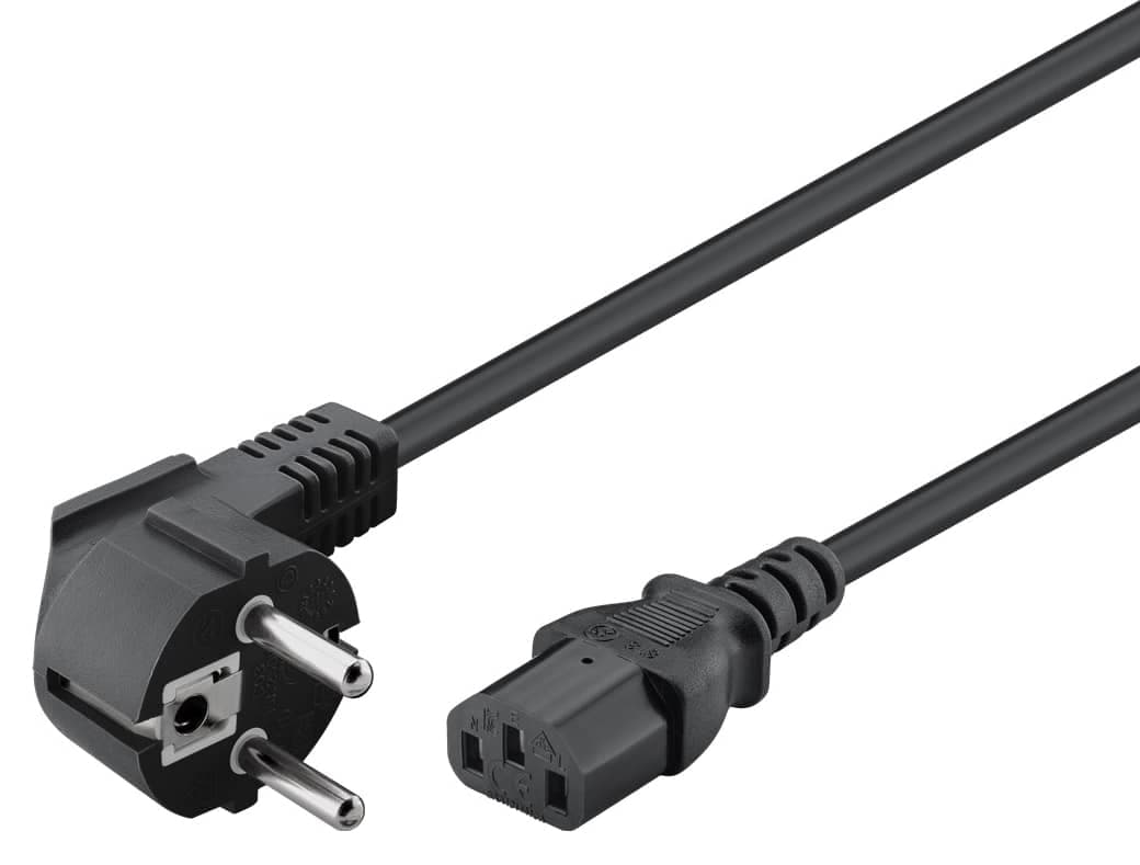 GOOBAY καλώδιο τροφοδοσίας 95142, 3G 1.00mm², 3m, μαύρο 2