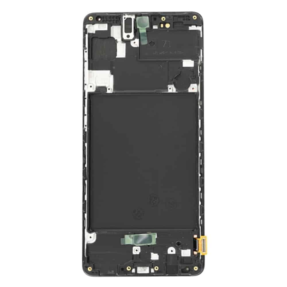 OEM - Οθόνη αφής με πλαίσιο (19908) - Samsung Galaxy A71 4G (SM-A715) - Μαύρο 2