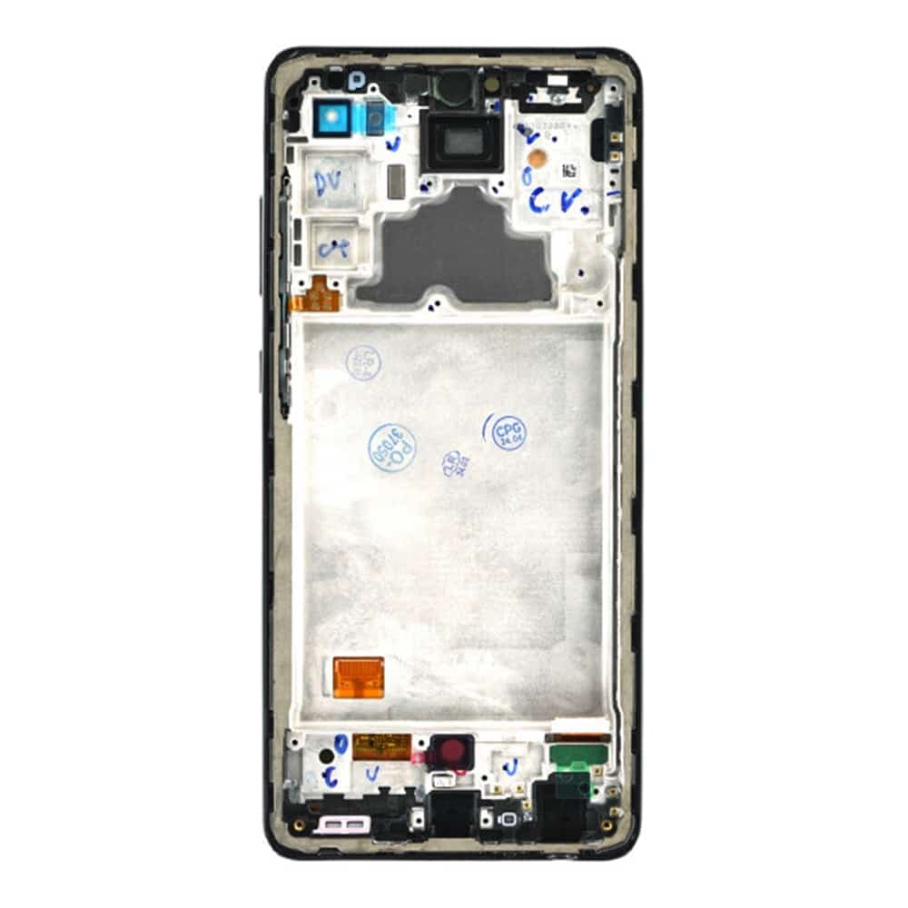 OEM - Οθόνη αφής με πλαίσιο (21235) - Samsung Galaxy A72 4G (SM-A725) - Μαύρο 2