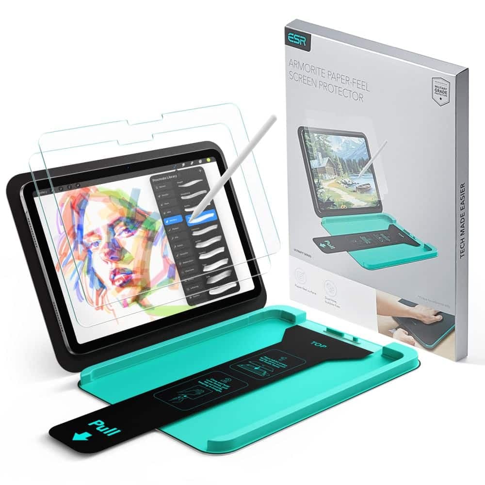 ESR Paper Feel - θήκη για Apple iPad Air 13 (2024) / (2025) (2026) - Διάφανο