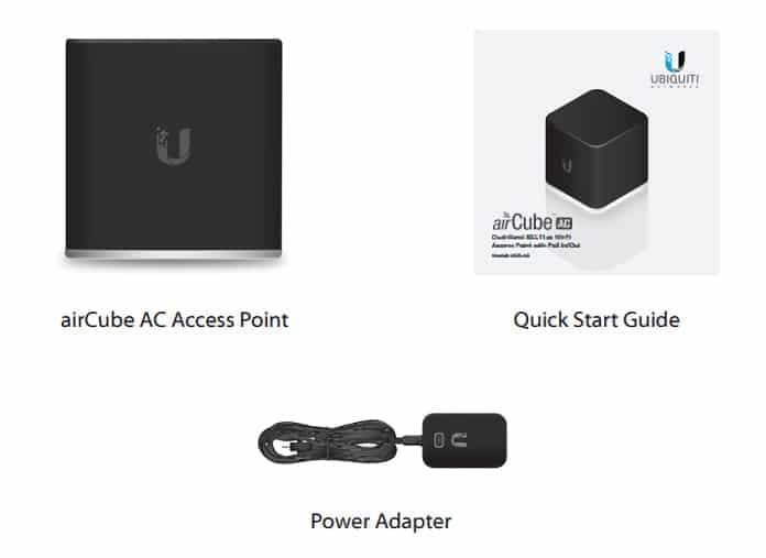 Σημείο πρόσβασης Wi-Fi UBIQUITI airCube AC ACB-AC, διπλής ζώνης 802.11ac 3