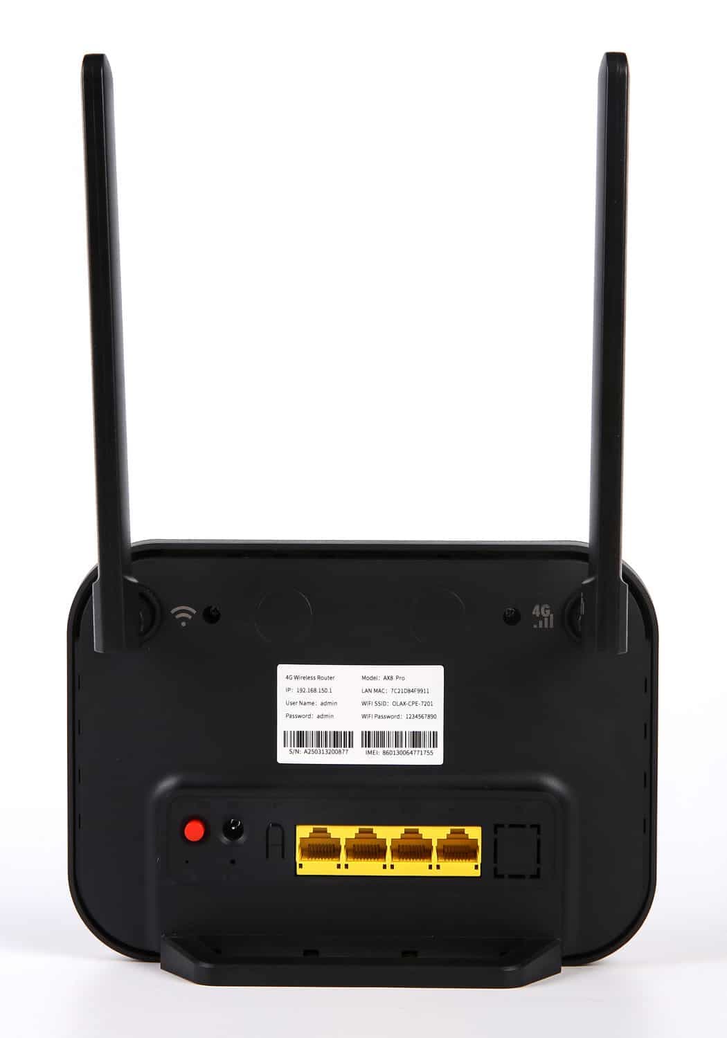 Δρομολογητής OLAX AX8 Pro, 4G LTE, WiFi 300Mbps, 5000mAh 2