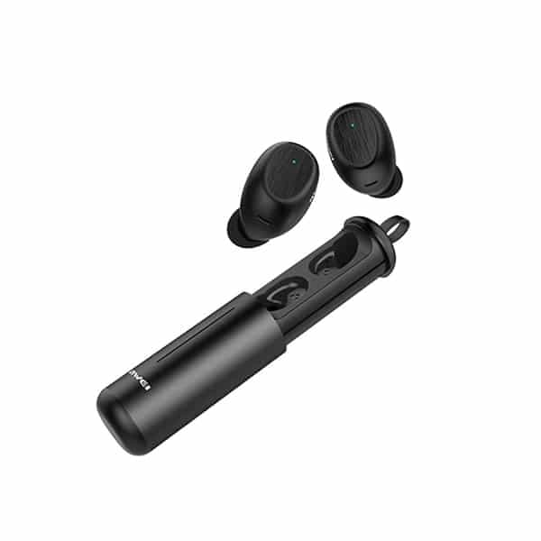 Ακουστικά AWEI Bluetooth 5.0 T55 TWS + βάση σύνδεσης σε μαύρο χρώμα 4