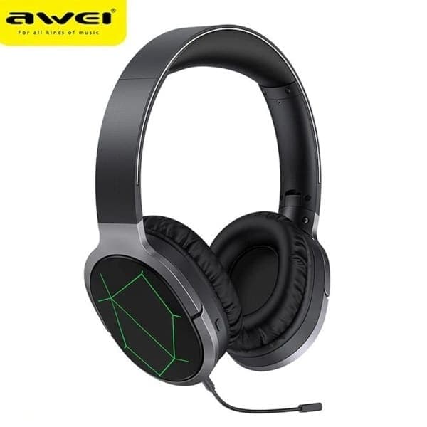 Ακουστικά Bluetooth για παιχνίδια AWEI A799BL με μικρόφωνο, μαύρα