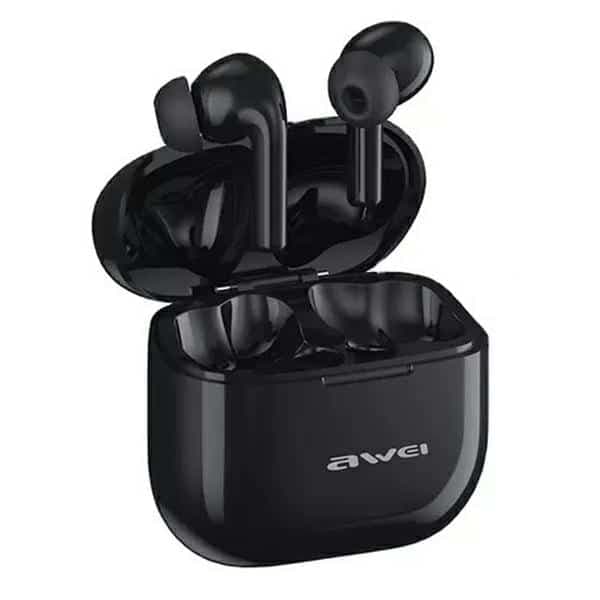 Σταθμός σύνδεσης ακουστικών AWEI Bluetooth 5.3 T1 Pro+, μαύρο
