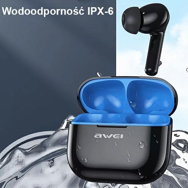 Σταθμός σύνδεσης ακουστικών AWEI Bluetooth 5.3 T1 Pro+, μαύρο 4