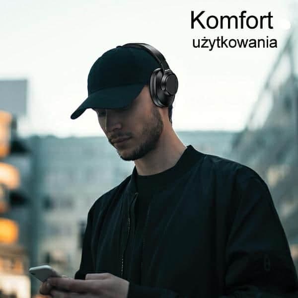 Ακουστικά Bluetooth AWEI A997 Pro ANC Over-Ear, μαύρα 6