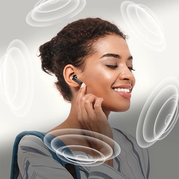 Ακουστικά Bluetooth 5.4 AWEI TP97TWS + βάση σύνδεσης, μαύρα 3