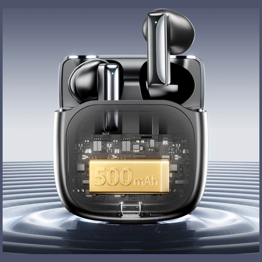 Ασύρματα ακουστικά AWEI TP100 ENC Bluetooth 5.4 TWS + βάση σύνδεσης μαύρο 5