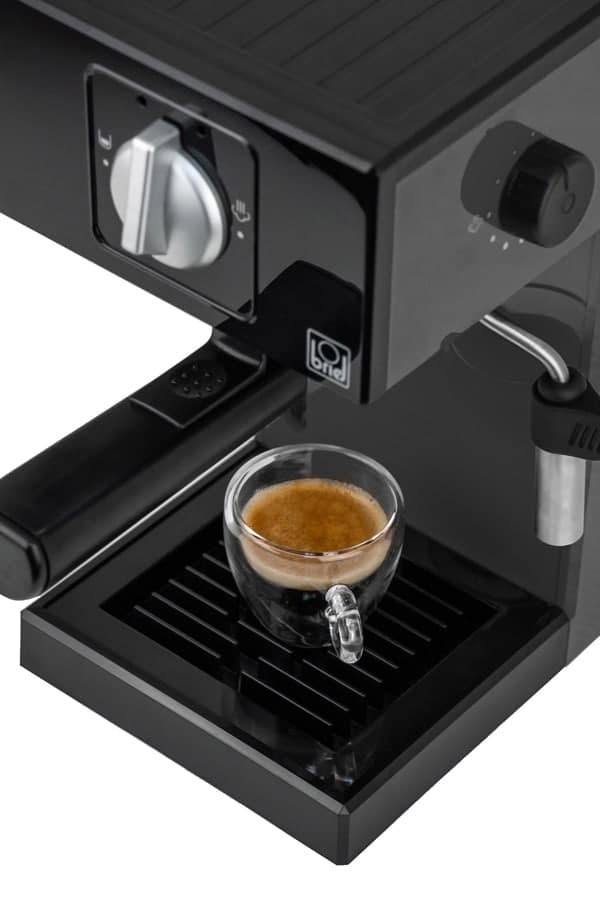 BRIEL μηχανή espresso A1, 1000W, 20 bar, μαύρη 2