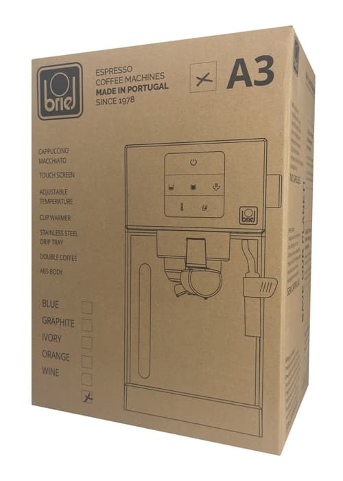 BRIEL μηχανή espresso Α3, 20 bar, touch, programmable 3