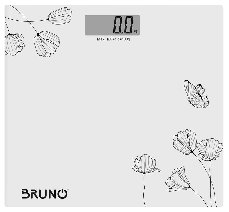 BRUNO ψηφιακή ζυγαριά BRN-0055, έως 180kg, λευκή