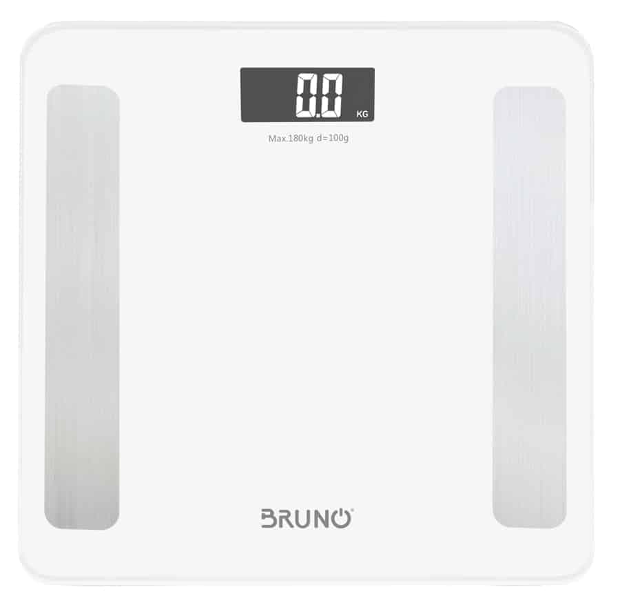 BRUNO Smart ψηφιακή ζυγαριά με λιπομετρητή BRN-0058, έως 180kg, λευκή