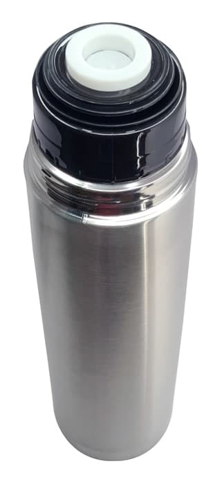 BRUNO θερμός BRN-0069, με καπάκι-κύπελλο, anti-slip, 1000ml, ασημί 2