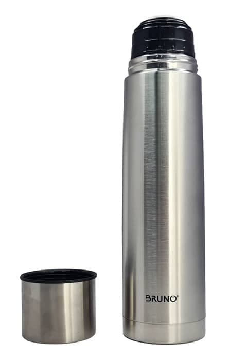 BRUNO θερμός BRN-0069, με καπάκι-κύπελλο, anti-slip, 1000ml, ασημί 3